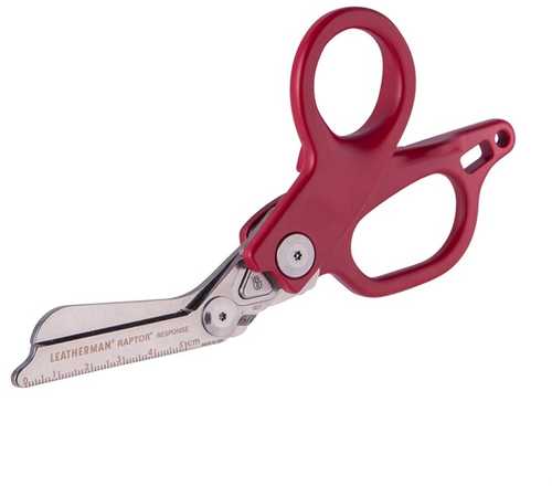 Leatherman Tool Group Inc. Raptor Response Crimson Stainless Steel Folding Shears Model: 832963