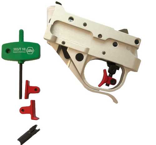 Timney Triggers Ruger 10/22 Calvin Elite Red Shoe Kit White Housing