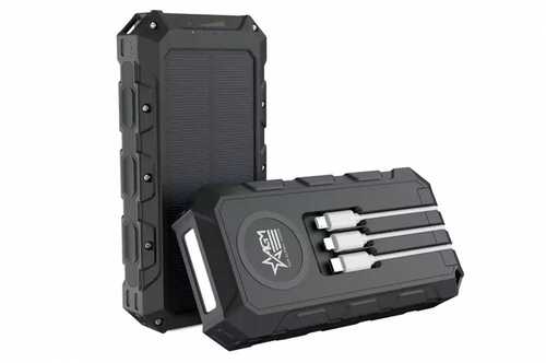 AGM Global Vision 6628XPB31 Solar Power Bank Black 5V