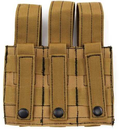 Advance Warrior Solutions Pistol Triple Mag Pouch Tan