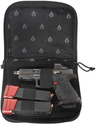 Advance Warrior Solutions Single <span style="font-weight:bolder; ">Pistol</span> Case Black 10.5"