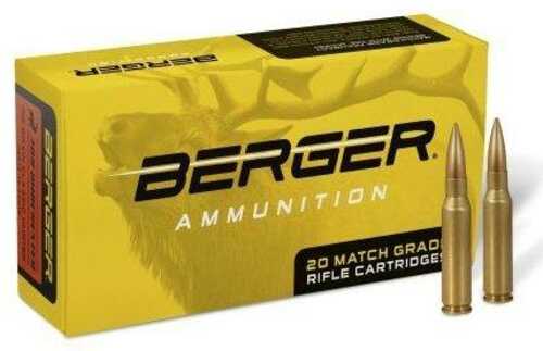 Berger Bullets 300 Norma Magnum 215 Grain Hybrid Target Match Grade Ammunition 20 Rounds