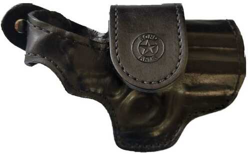 Bond Arms Leather Driving Holster RH 3.5" Barrel Black With Stitching