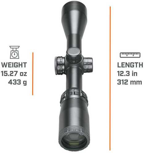 Click to see larger image. Bushnell Banner-2 Rifle Scope 3-9x40 1" SFP Doa Quick Ballistic Reticle Illum w Rings - Black