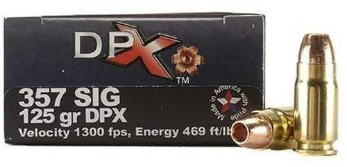 COR-BON Handgun Ammunition .357 Sig 125 Gr DPX 1350 Fps 20/Box