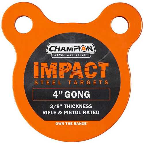 Champion Impact Steel Gong Target 4" Round