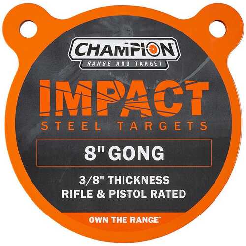 Champion Impact Steel Gong Target 8" Round