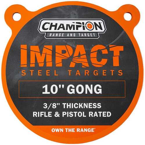 Champion Impact Steel Gong Target 10" Round
