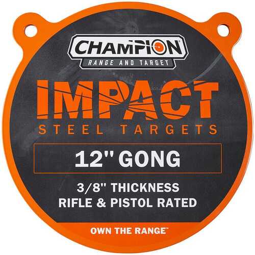 Champion Impact Steel Gong Target 12" Round