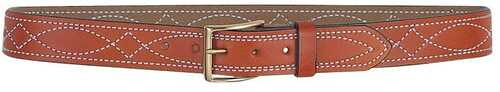 DeSantis Fancy Stitched Belt - Style B27 1-1/2" Height Tan Size 36