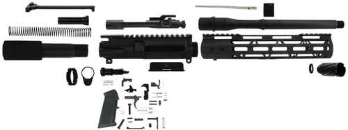 TacFire 10.5" Unassembled AR 300 Blackout Pistol Build Kit With Lower Parts Kit