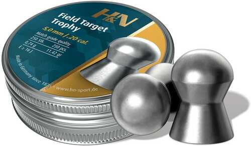 H&N Field Target Trophy Pellets .20 Cal. 250/ct Round Tin