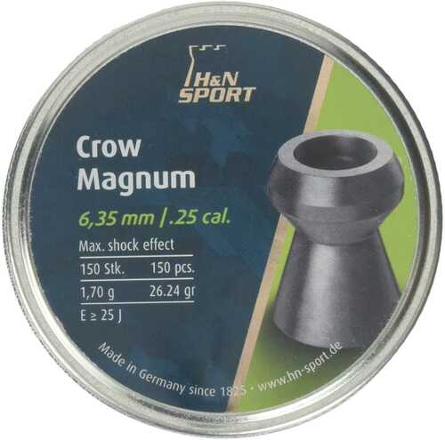 H&N Crow Magnum .25 Cal.- Per 150