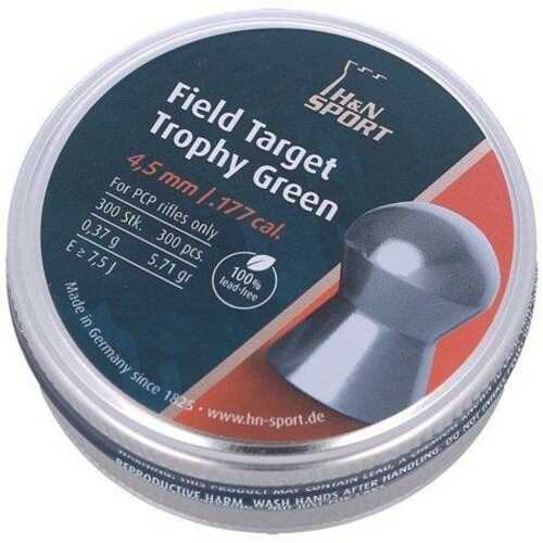 H&N Field Target Trophy Green .177 Cal. Lead-Free- Per 300