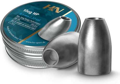 H&N Slug HP .22 Caiberl 5.51 mm Head 23 Gr 200 Count