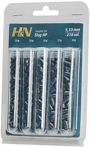 H&N Slug Sampler .22 Caliber 5.53 mm Head 150 Count