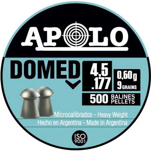 Hatsan Apolo Domed Air Rifle Pellets 177 Cal 9 Gr 500/ct