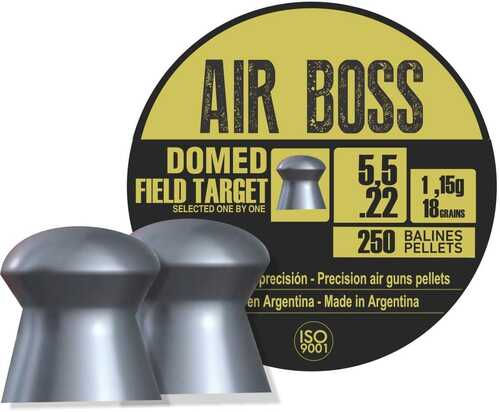 Hatsan Apolo Air Boss Domed Field Target Air Rifle Pellets .22 Cal 18 Gr 250/ct