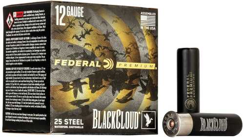 Federal Black Cloud FS Steel Shotshells 12Ga. 3-1/2" 1-1/2Oz #Bbb 25/ct