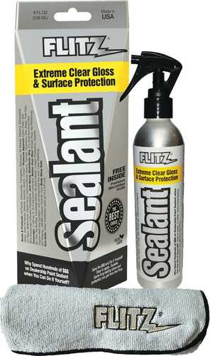 Flitz Sealant 8 Oz Spray Bottle W/ Free Microfiber