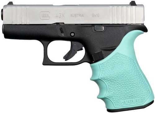 Hogue HandAll Beavertail Grip Sleeve Glock 43X 48 - Aqua