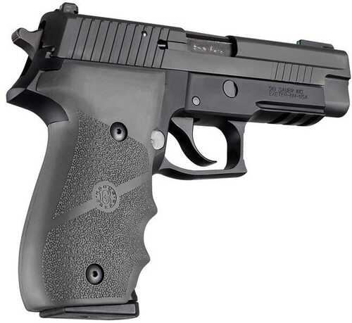 Hogue Overmolded Rubber Grip Handgun Grips For Sig Sauer P226 Slate Grey With Finger Grooves