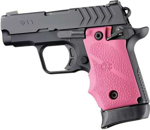 Hogue Ambi Safety Rubber Grip For Springfield Armory 911- Pink