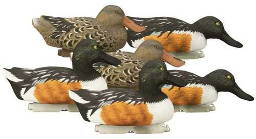 Higdon Outdoors 19963 Standard Shoveler Species Multi Color Foam Filled 6 Pack