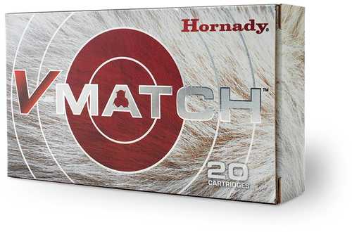 Hornady V-Match Rifle Ammunition 6.5 Creedmoor 100 Grain ELD-VT 20 Rounds