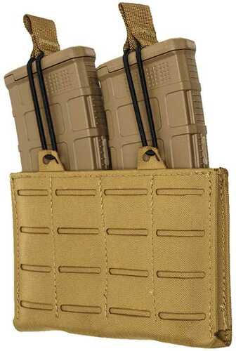 TacShield RZR Molle Double Rifle Magazine Pouch Coyote Brown