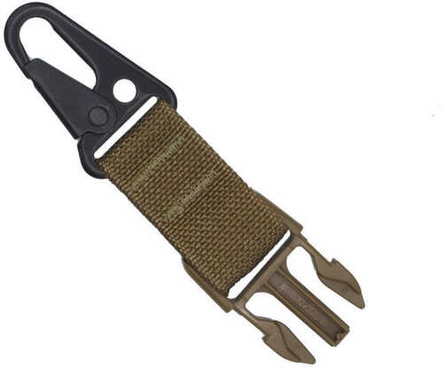 TacShield Sling Attachment Side Release Buckle For HK Snap Hook Coyote