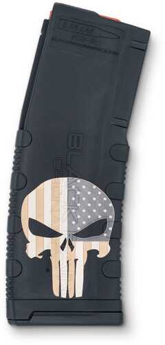 Black Rain ORdnance Punisher With Flag AR Magazine 5.56x45 30/Rd