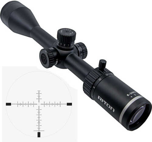 <span style="font-weight:bolder; ">RITON</span> Conquer 1 Scope 6-24X50 Sf MPSR MOA FFP Black