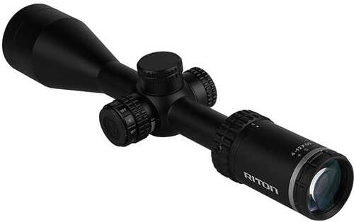 <span style="font-weight:bolder; ">Riton</span> 1 Primal Rifle Scope 4-12x50 1" Sfp Firedot Duplex Illum - Black