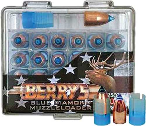 Berry's Manufacturing Blue Diamond Bullets .45 Caliber 250 Grain 25 Count with Sabot