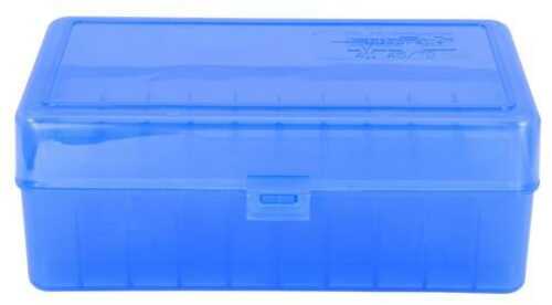 Berrys Mfg 411 Blue Ammo Flip Top Box Holds 50 Rounds - .45/70 Govt