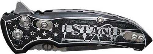 Hogue X1-Microflip 2.75" Knife Custom Outlaw Ordnance - I Stand Engraving