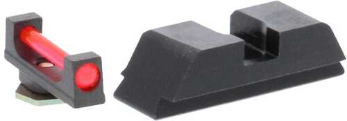 Ameriglo Red Fiber .115 Front Black Rear For Glock 42-43-43X-48