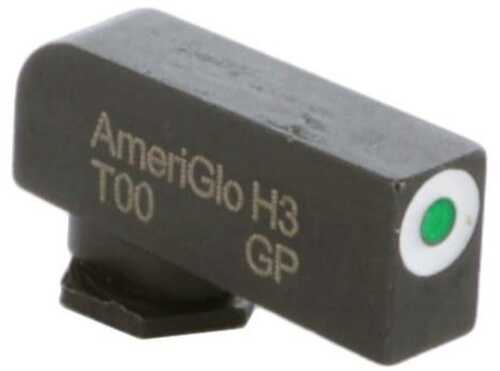 Ameriglo Green Tritium White OutlIne Stock Front .200In H .125In W Glock