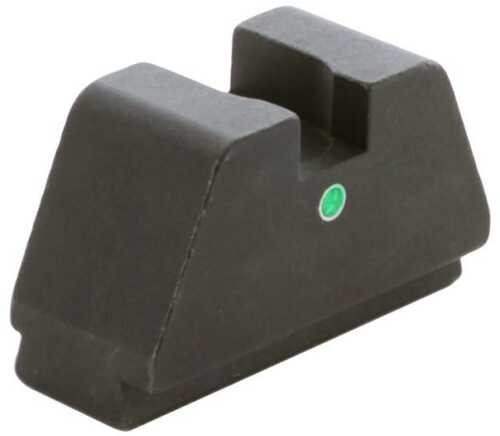 Ameriglo Green Tritium SIngle Dot Rear Sight .451In H .165In Sq Notch Glock