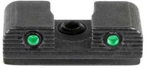 Ameriglo 2-Dot Tritium Rear Handgun Sight For Sig Sauer/Springfield XD/Hellcat (Non OSP) Green With Black Notch #8