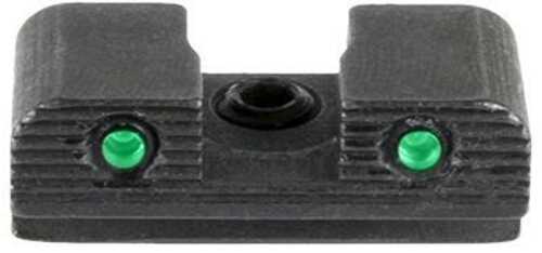 Ameriglo 2-Dot Tritium Rear Handgun Sight For Sig Sauer/Springfield XD/Hellcat (Non OSP) Green With Black Notch #10