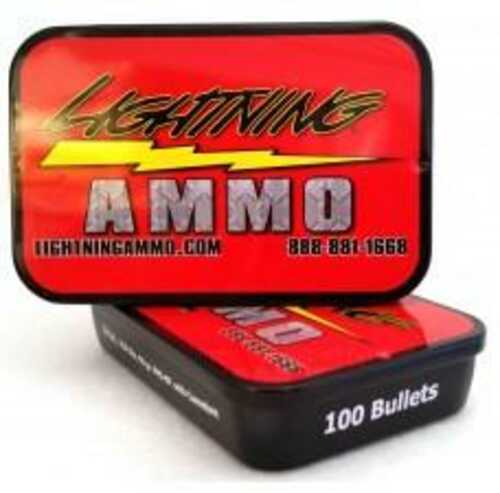 Lightning Ammo Rifle Bullets .22 Cal .224" 55 Gr FMJ-BT w/c 100/ct Tin