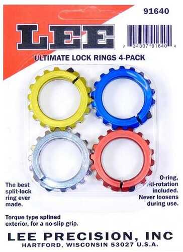 Lee Ultimate Lock Rings 4/Pk