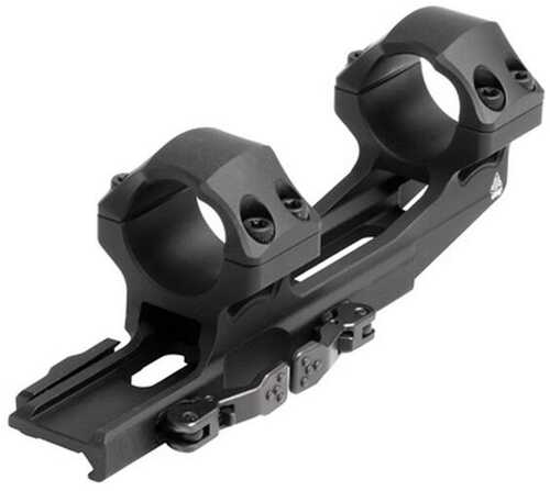 Leapers 1-Piece UTG Accu-Sync Qr Cantilever Mount 1" Medium w 50mm Offset - Matte Black