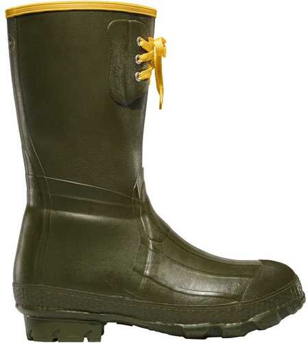 Lacrosse Insulated Pac Rubber Boots 12" OD Green Size 12