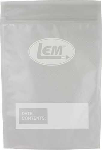 Lem Products MaxVac Zipper Top Vacuum Bags Quart Size 8"x12" - 44/ct