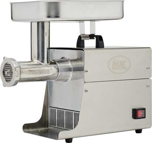 Lem Products #8 Big Bite Stainless Steel Electric Grinder