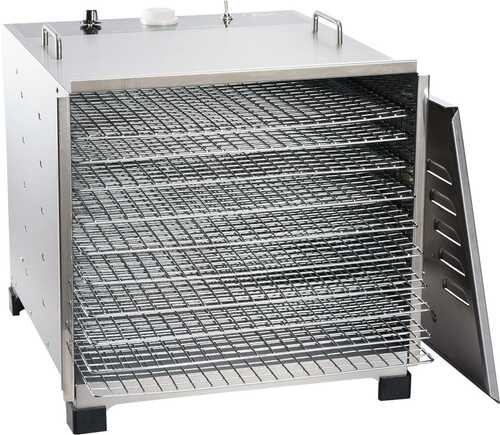 Lem Products Big Bite Stainless Steel Dehydrator w/12 hr Timer