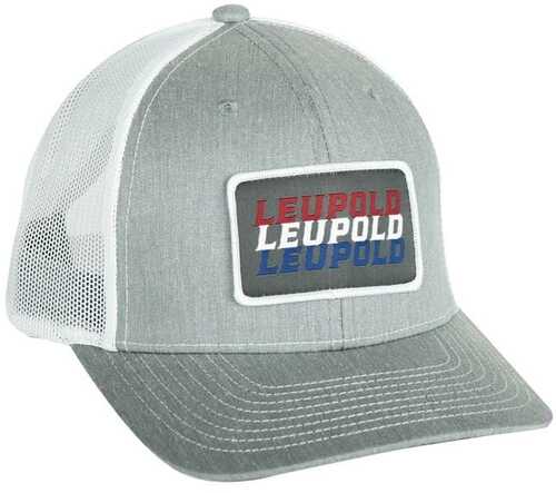 Leupold Patriot Trucker Hat Heather Grey/White